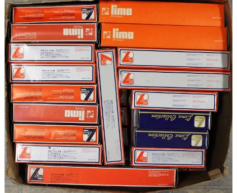 Lima: A collection of Lima OO gauge boxed coaches and wagons, British Outline, approx 30 (one box)