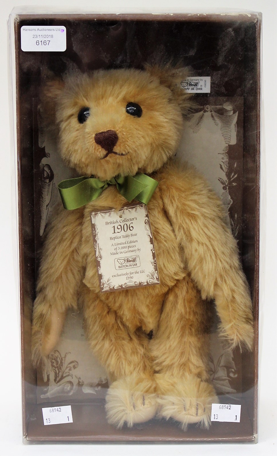 steiff british collectors bear 2018