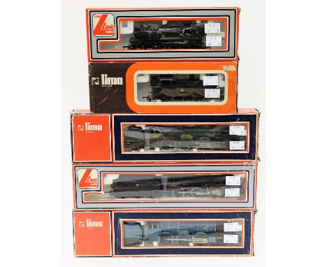 Lima: Five boxed Lima OO gauge locomotives, including: King George V, King Charles II, and three others. (5)