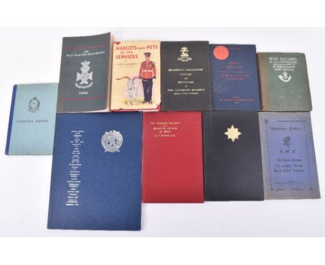 Selection of Books of Regimental Interest, consisting of War Record of the 1/4th Battalion Oxfordshire &amp; Buckinghamshire 
