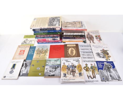 Quantity of Reference Books on Militaria and Military History, various hardbacks and softbacks, many relating to the First Wo