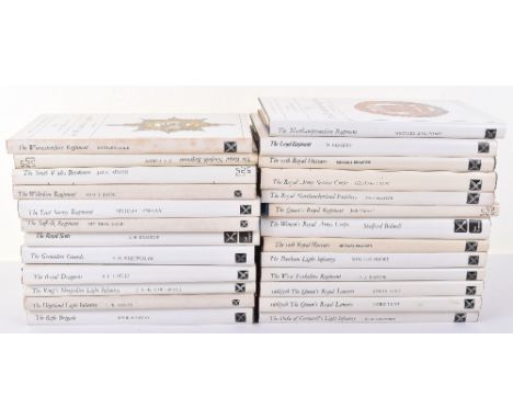 25x Famous Regiments of the British Army Books, published by Leo Cooper Ltd. All hardback. Various conditions and regiments. 