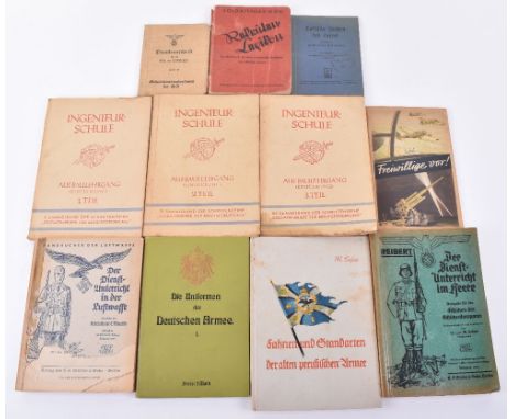 Selection of Third Reich Period Publications, from various organisations both political and military. Two books relate to the