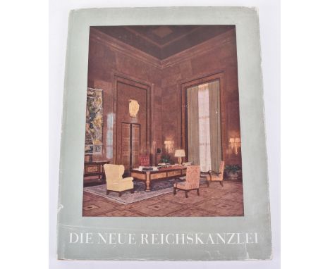 Scarce Third Reich Period Book Die Neue Reichskanzlei (The New Reich Chancellery), complete with its original dust jacket. La