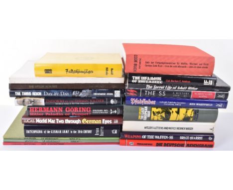 Books of Third Reich Interest, Hitlers Letters and Notes by Maser; Weapons of the Waffen-SS by Quarrie; Die Deutsche Reichsba