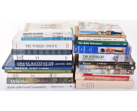 Selection of Books on Military History, mostly covering Waterloo period and Victorian Campaigns. Including Honour the Light B
