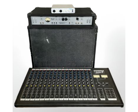A Dynamix Series 3 mixing deck, an amplifier, an Ashdown Mag 300 amplifier and a TC Electronic Konnekt 24D. CONDITION REPORT: