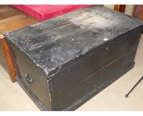 Large painted pine trunk