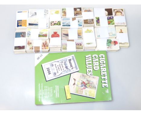 Twenty sets of cigarette cards and Murray guide book