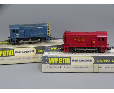 MODEL RAILWAY - WRENN W2232 Diesel Electric 0-6-0 Blue B R - boxed with instructions, Wrenn W2234 Diesel Electric 0-6-0 'Nati
