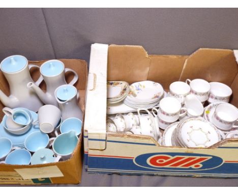 A PARCEL OF POOLE COFFEEWARE, a Paragon 'Belinda' part tea service and other Paragon chinaware 