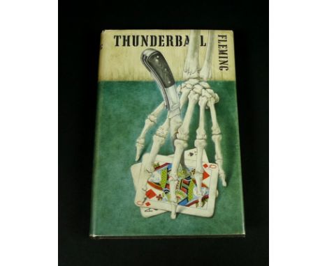 Ian Fleming, 'Thunderball', first edition, Jonathan Cape, London, 1961, dust jacket, not price clipped, with acetate cover.Pr