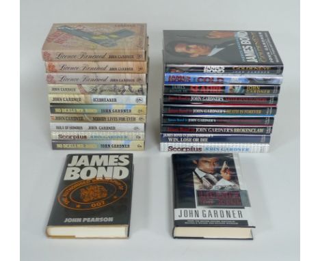 A collection of James Bond 007 novels by John Gardner, comprising six novels published by Jonathan Cape and Hodder & Stoughto