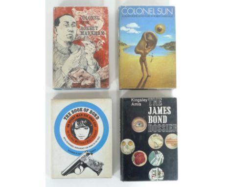 A group of Kingsley Amis, James Bond related books comprising 'The James Bond Dossier', first edition, Jonathan Cape, London,