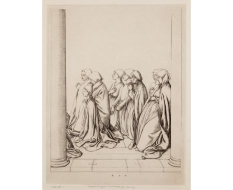 Robert Sargent Austin (1895-1973)In Santa Serva II, etching, trial proof, pencil signed and with presentation inscription to 