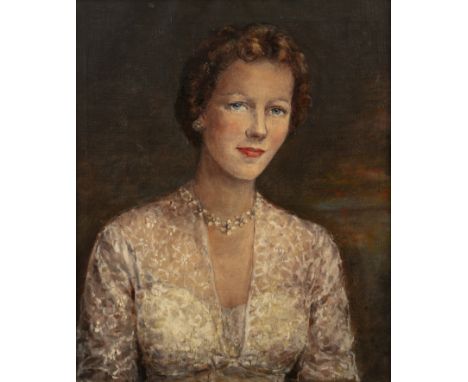  Maud Katherine Alicia Cecil (1904-1981)Portrait of the artist's daughter Oriel Hermione, oil on canvas, 60 x 49cm; and one f