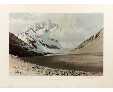 After Keith Shackleton'The North Face of Mount Everest', to celebrate the 25th Anniversary of the First Ascent, limited editi