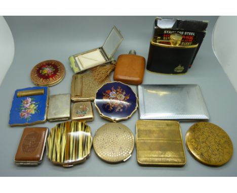 Compacts, vestas, hip flask, etc. 