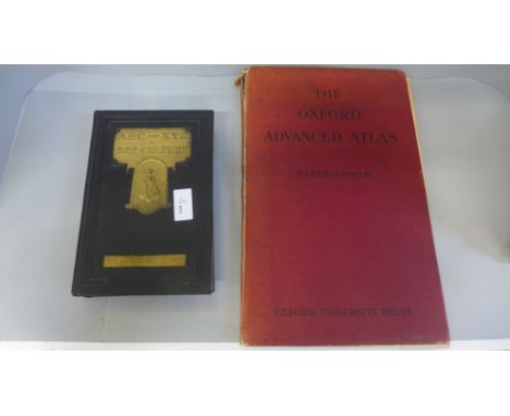 Two volumes, ABC and XYZ of Bee Culture and The Oxford Advanced Atlas 