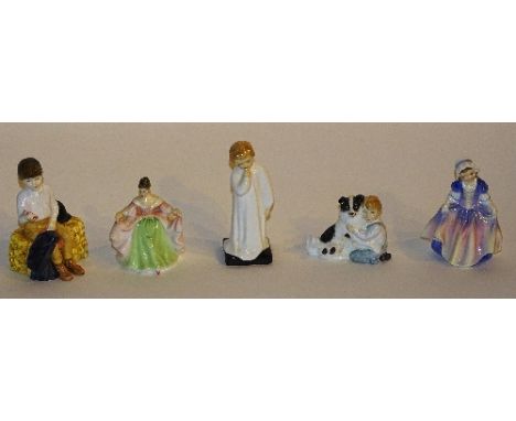 Five Royal Doulton figures, comprising of First Prize HN3911, Darling HN1985, Best Friends HN3935, Dinky Do HN1678, and Sara 