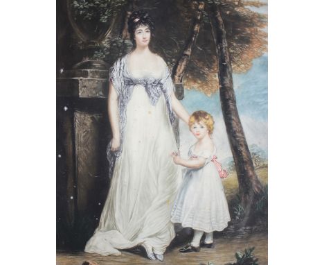 John Cother Webb (British, 1855-1927)Mother and DaughterPrintPublished in 1918 by G.J. Howell, LondonSigned in pencil lower r