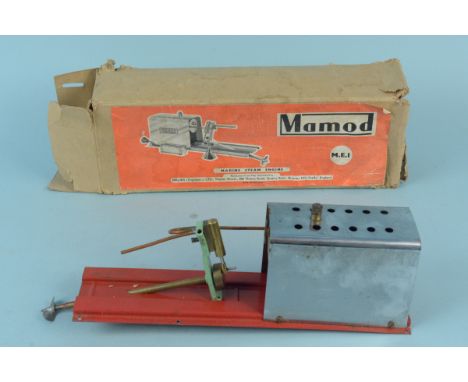 A boxed vintage Mamod M.E.I. marine steam engine (playworn condition)