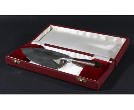 Haseler & Restall Silver Presentation Trowel, Cased