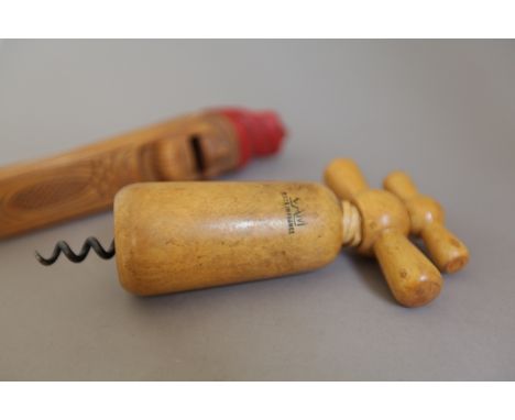 Carved Nutcracker and French Bottle Opener