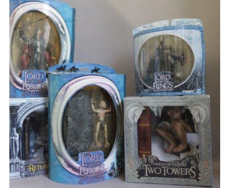 Collection of Boxed Lord Of The Rings Figures 