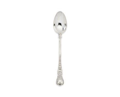 A George III silver basting spoonPaul Storr, London 1816 Coburg pattern, engraved with the arms of Alexander GORDON (1779-183