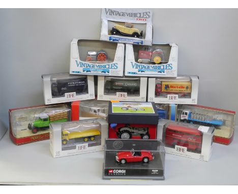 Die-cast model vehicles, Matchbox, EFE, Ertl commercial and advertising