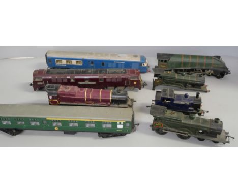 OO gauge model rail including five locomotives; Western Enterprise, The Princess Royal, Golden fleece, Nellie, 31757, plus te