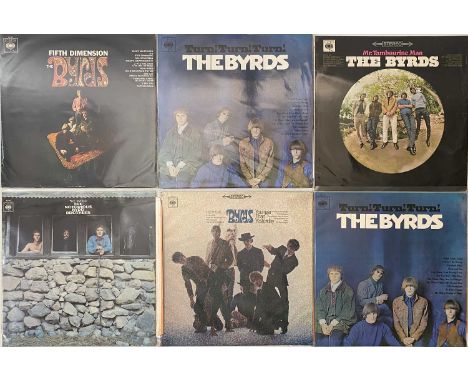THE BYRDS - UK LP PACK (INC MONO/ STEREO VARIANTS). A quality pack of 12 LPs by The Byrds, some titles are duplicated but are