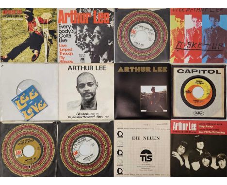 LOVE/ ARTHUR LEE RELATED - 7" PACK. A super selection of 12 7" singles by Love member Arthur Lee. Titles include Everybody's 
