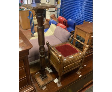 PIANO STOOL/COMMODE &amp; PLANT STAND