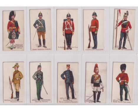 Cigarette cards, Cohen, Weenen &amp; Co, Home &amp; Colonial Regiments ('250' back, titles in brown) (15/40), Argyll &amp; Su