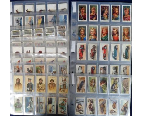 Cigarette cards, Player's, a collection of 30+ sets inc. British Empire Series, Motor Cars, Kings &amp; Queens of England, Po