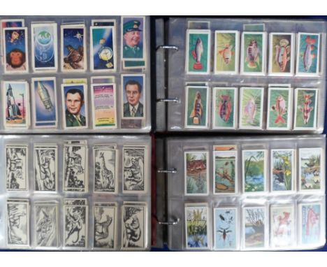 Trade cards, a collection of part sets &amp; odds with initials ranging between K-O, organised alphabetically in 6 modern alb