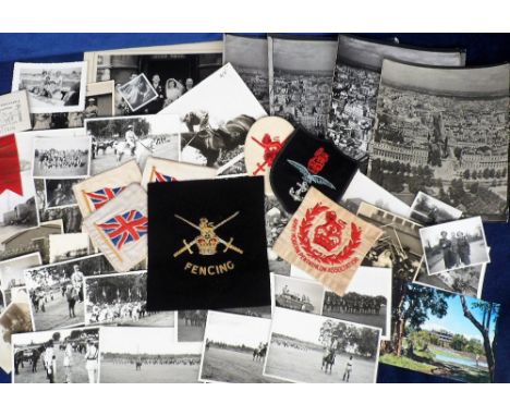 Sport, Army Modern Pentathlon, 8 Olympic and World Championship badges from the 1960/70s belonging to Maj. R. M. Mortimer and