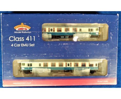 Model Railway, Bachmann boxed Class 411 4 car EMU Set, BR blue and grey scale 1:76/00 (boxed gd)