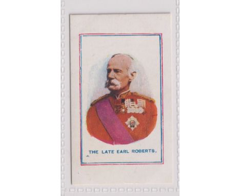 Cigarette card, G. Prudhoe, Army Pictures, Cartoons etc, type card, 'The Late Earl Roberts' (vg) (1)