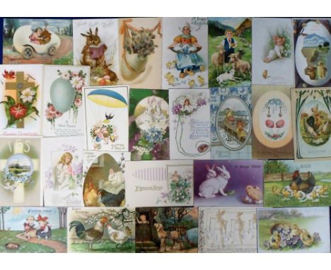 Postcards, Greetings, a fine collection of approx. 130 Easter greetings cards. Artists include Wichera, Marsh, Scrilli, theme