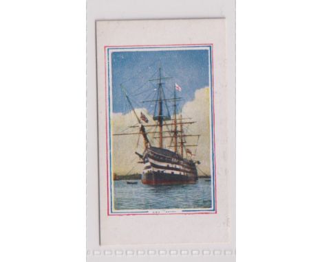 Cigarette card, J.M. Brown, Army Pictures, Cartoons etc, type card, 'HMS Victory' (vg) (1)