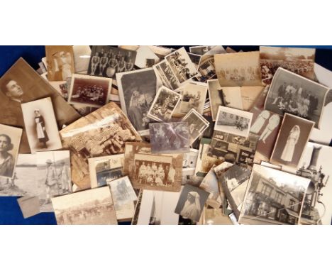 Photographs, 350+ images dating from approx. 1870s to 1930s. Subjects include sports (football, cricket, swimming, tennis, fi