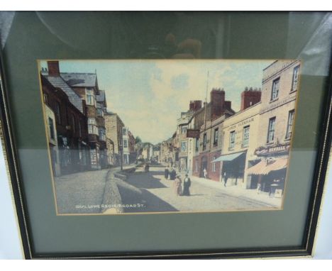 Print of Lyme Regis 'Broad Street' 