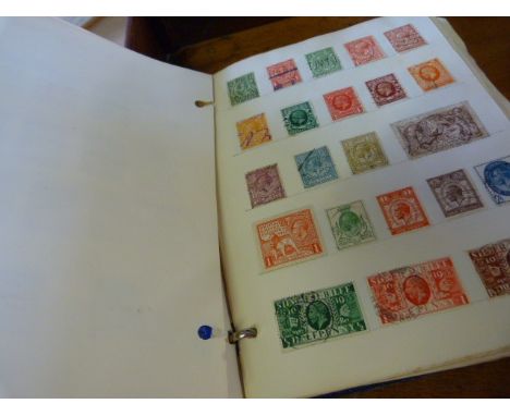 STAMP COLLECTOR - Great Britain and Commonwealth stamps to include Clean Penny Black K + E corners with a red Maltese cross. 