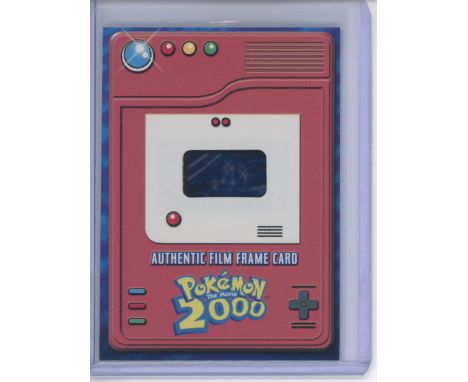 This lot features a genuine film cell from the second Pokemon movie - Pokemon The Movie 2000 depicting a startled Team rocket