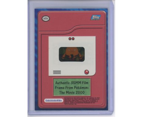 This lot features a genuine film cell from the second Pokemon movie - Pokemon The Movie 2000 depicting a close up of Elekid.T