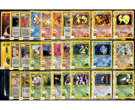 This lot contains a complete Gym Challenge Unlimited expansion, you will be getting one copy of every card from the set, 132/