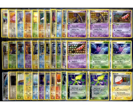 This lot features a complete Master EX Hidden Legends set. You will be getting every holo, rare, common and uncommon and ever